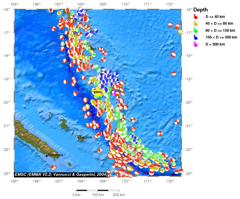 Regional moment Tensor