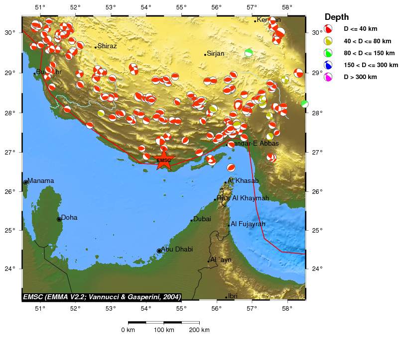 Regional moment Tensor