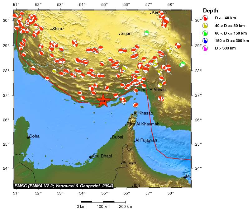 Regional moment Tensor