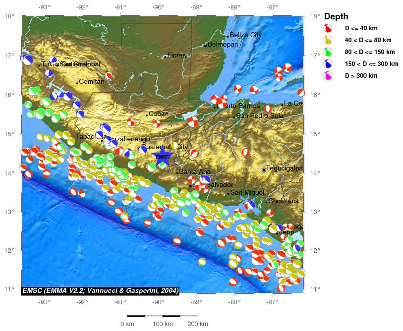 Regional moment Tensor