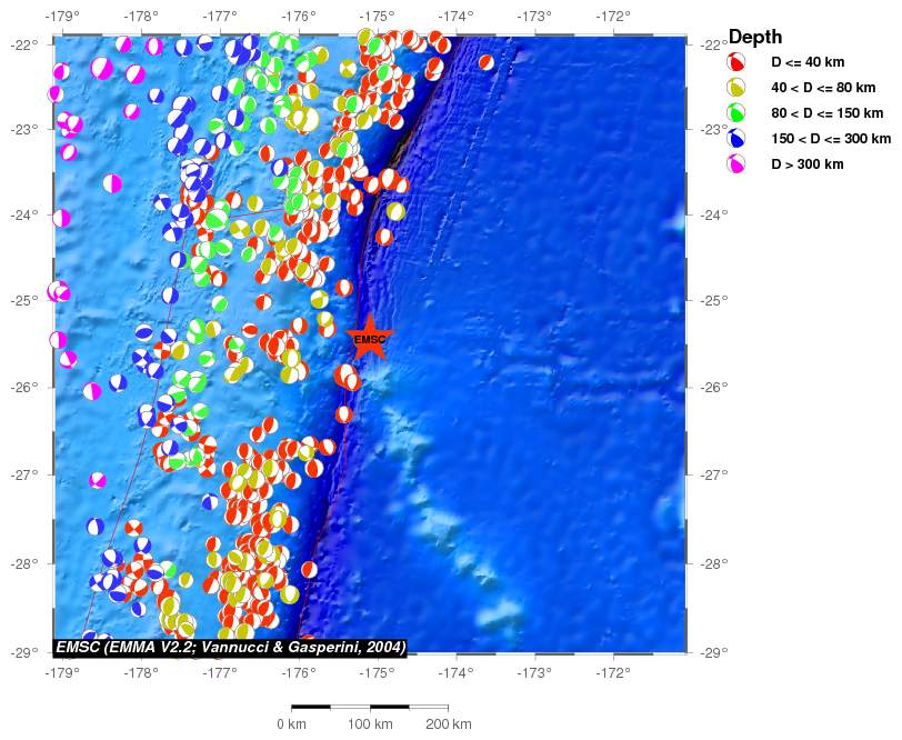 Regional moment Tensor