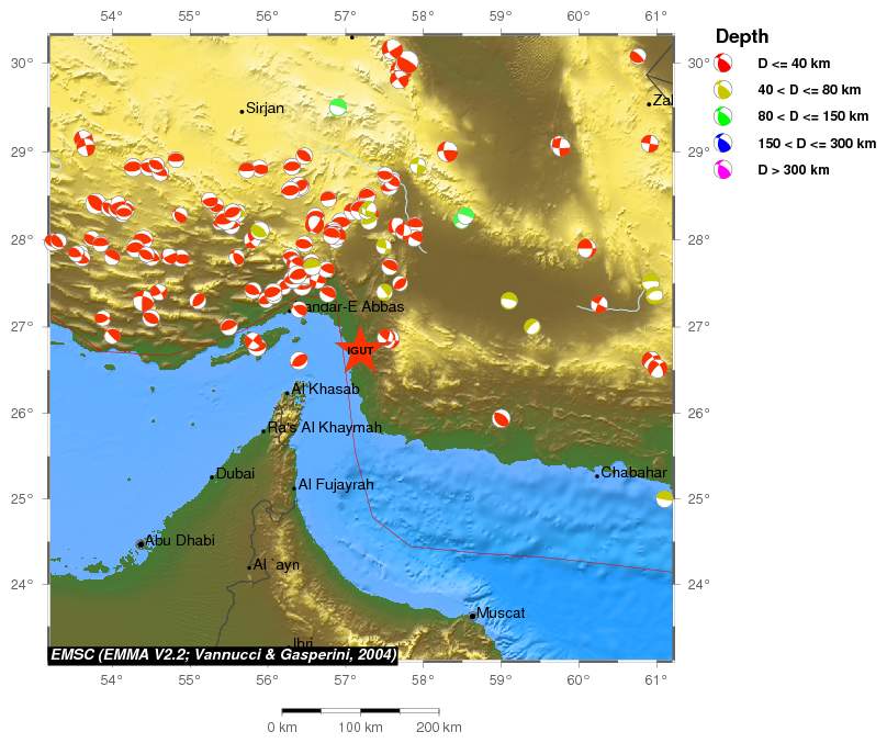 Regional moment Tensor