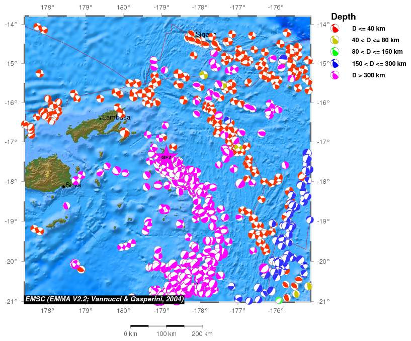 Regional moment Tensor
