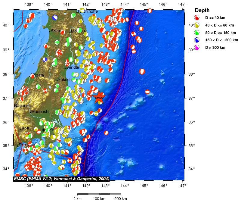Regional moment Tensor