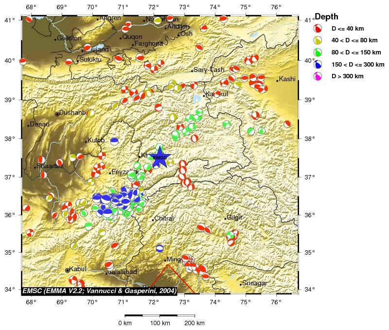 Regional moment Tensor