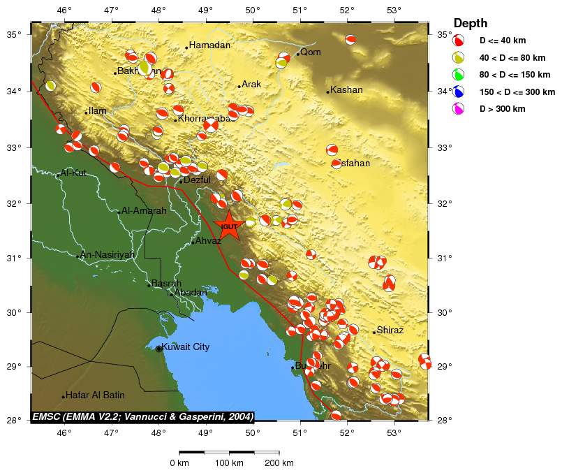 Regional moment Tensor