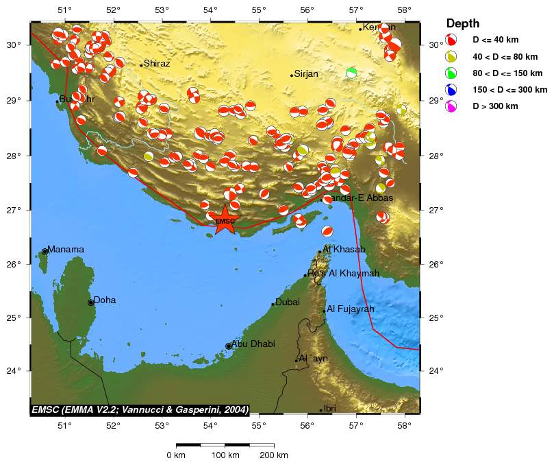 Regional moment Tensor