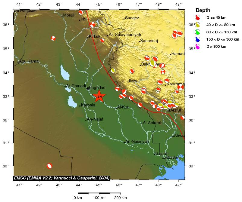 Regional moment Tensor