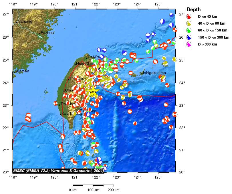 Regional moment Tensor