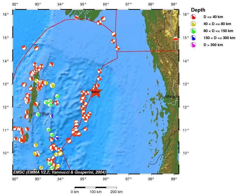 Regional moment Tensor