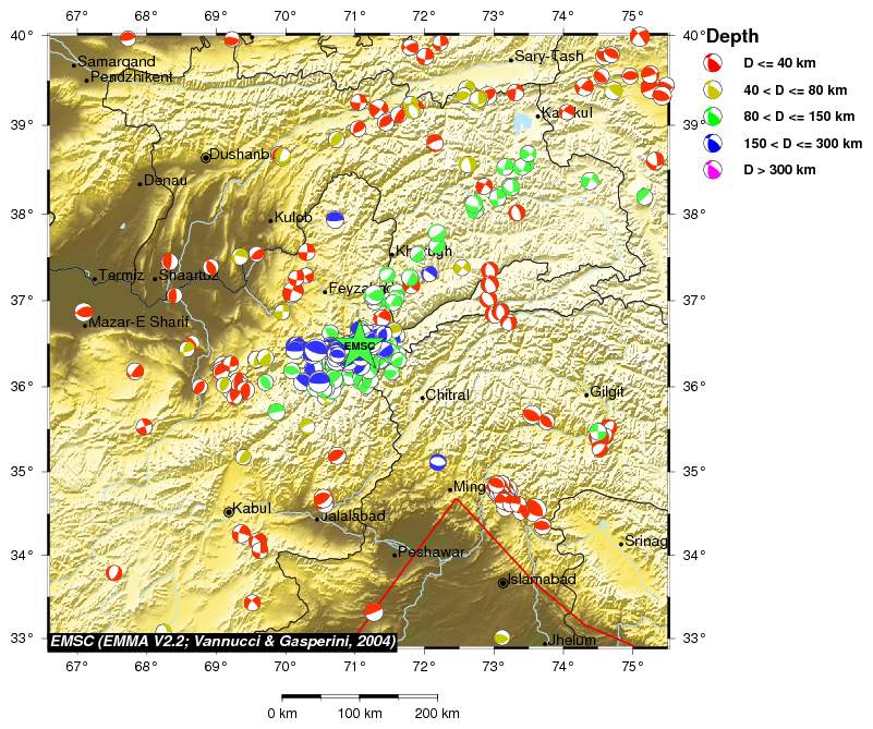 Regional moment Tensor