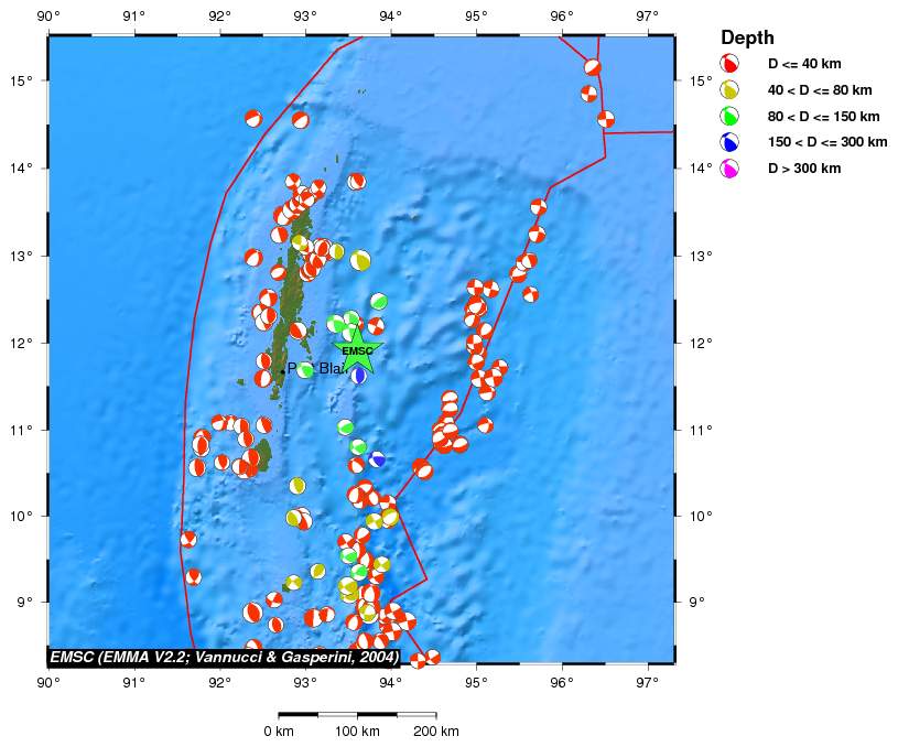 Regional moment Tensor