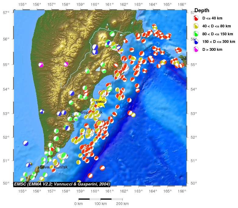 Regional moment Tensor