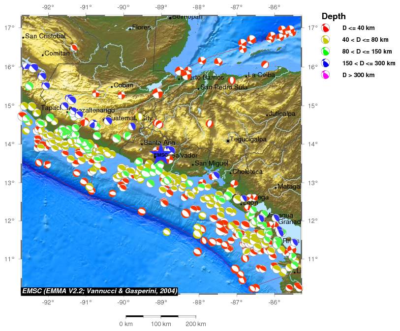 Regional moment Tensor