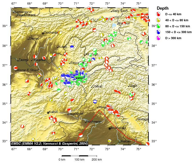 Regional moment Tensor