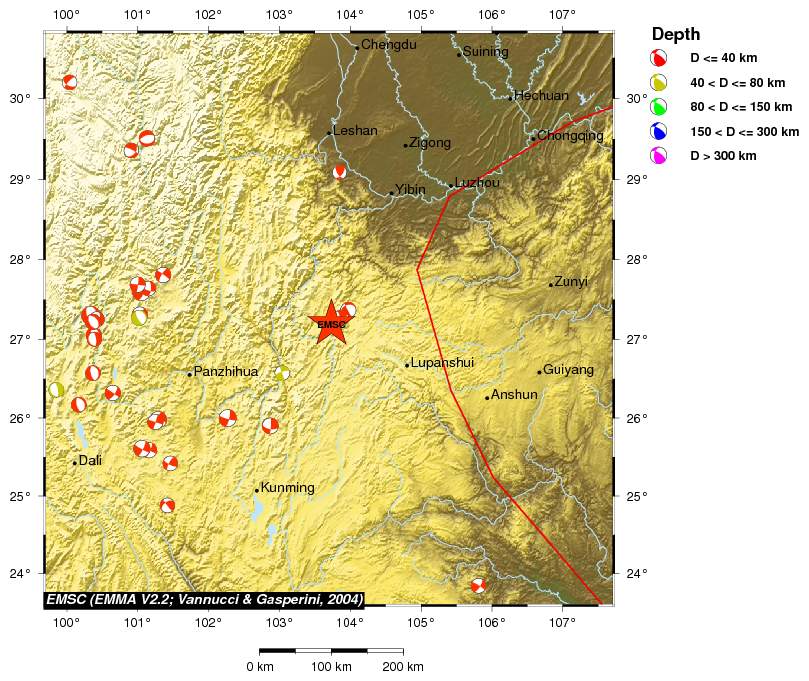 Regional moment Tensor