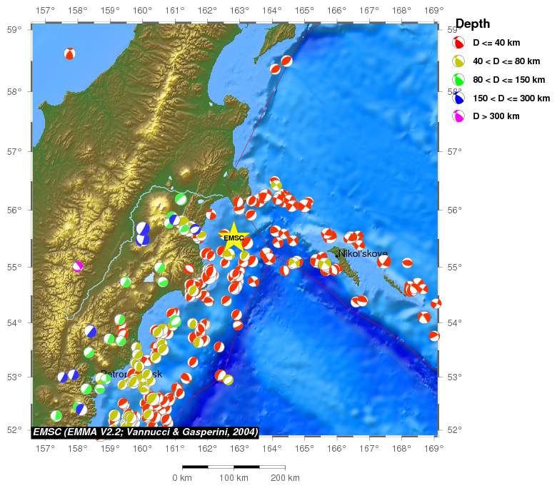 Regional moment Tensor