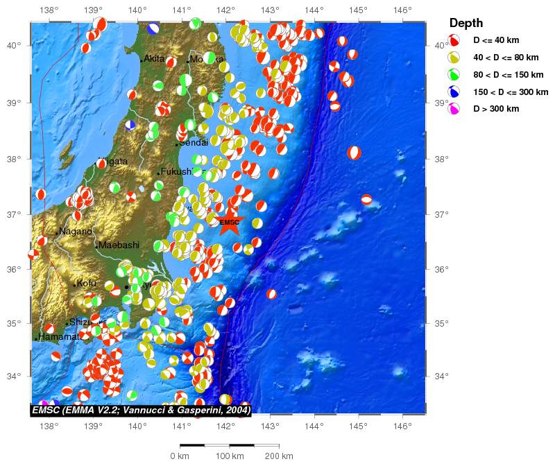 Regional moment Tensor