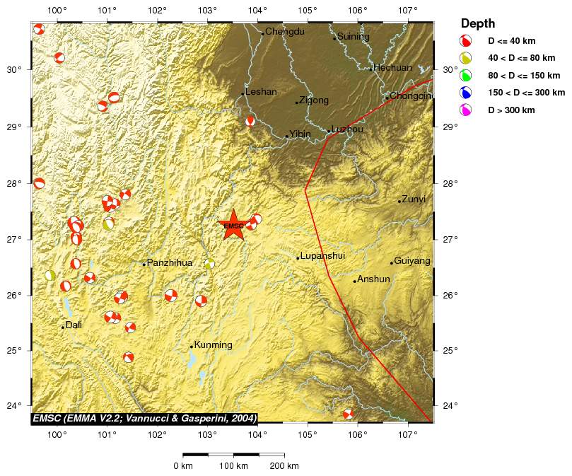 Regional moment Tensor