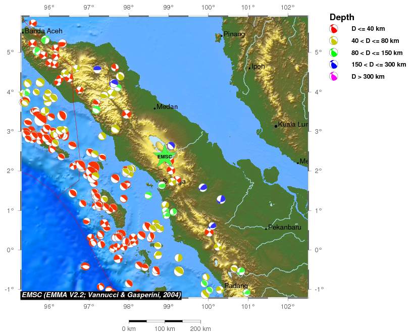 Regional moment Tensor