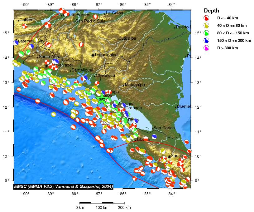 Regional moment Tensor