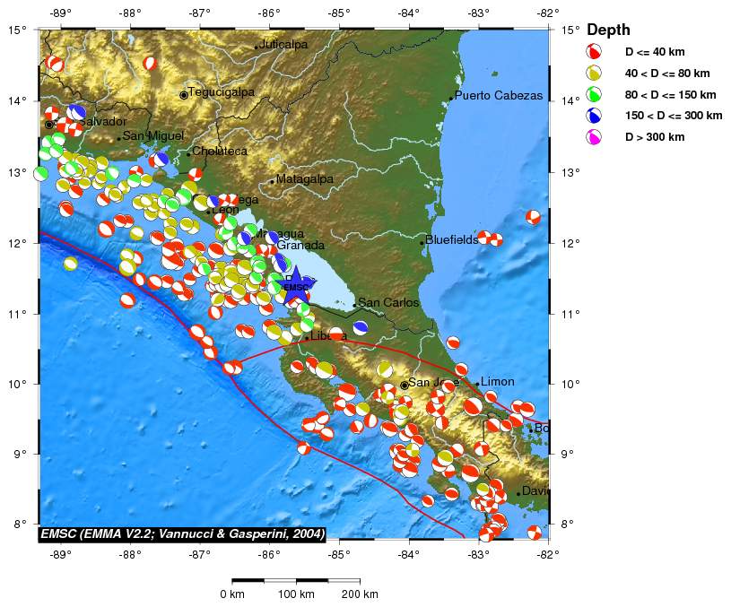 Regional moment Tensor