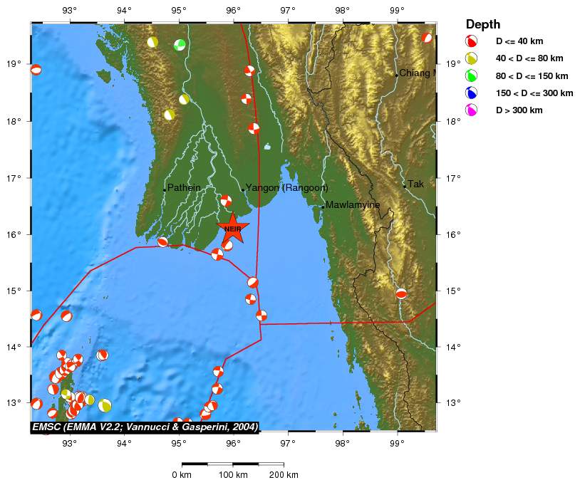 Regional moment Tensor