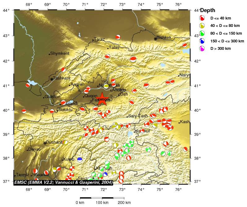 Regional moment Tensor
