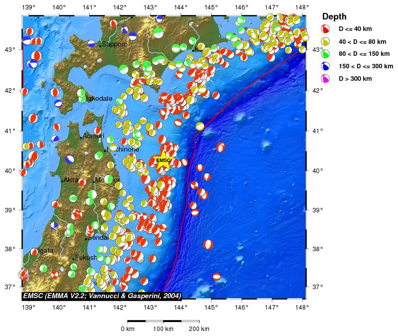 Regional moment Tensor