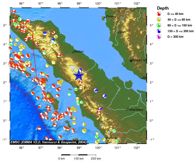 Regional moment Tensor