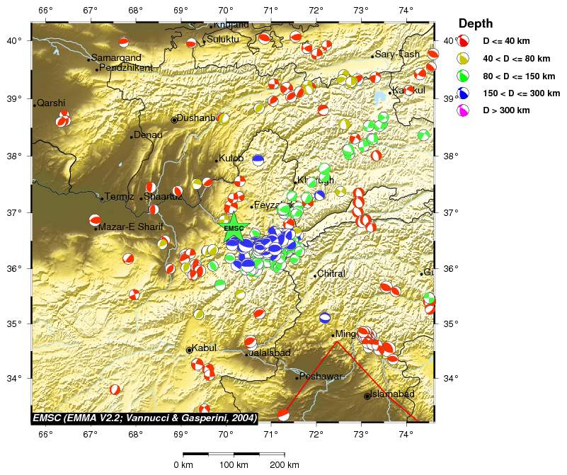 Regional moment Tensor
