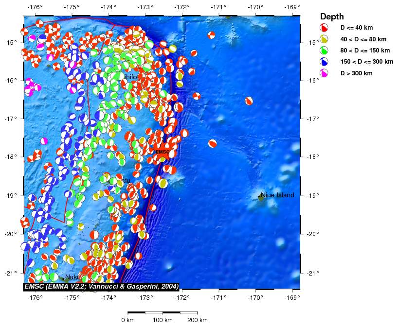 Regional moment Tensor