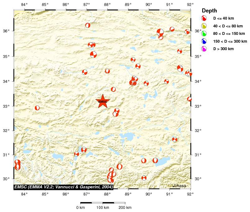 Regional moment Tensor