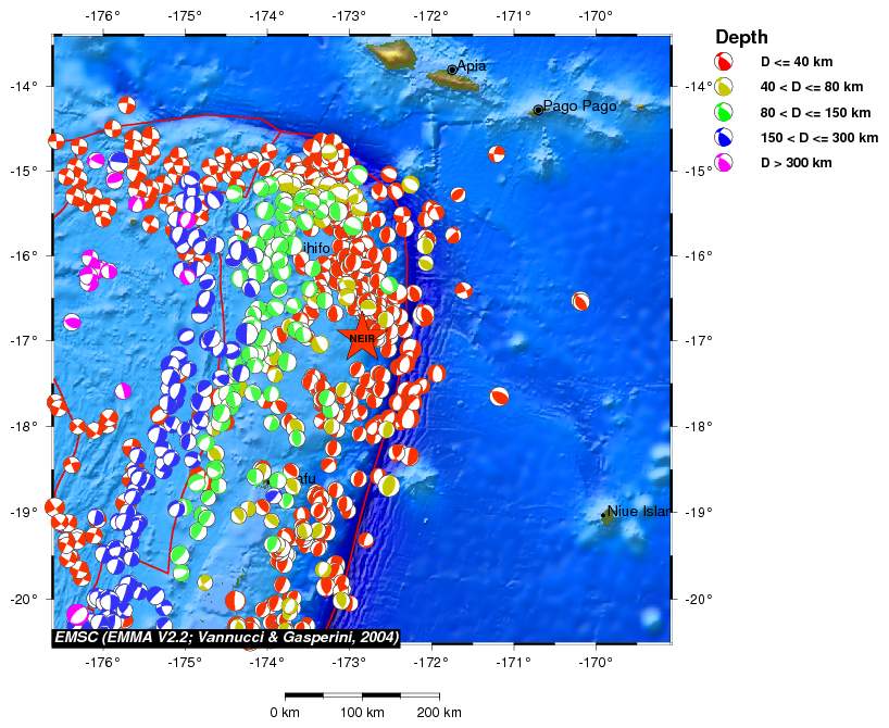 Regional moment Tensor