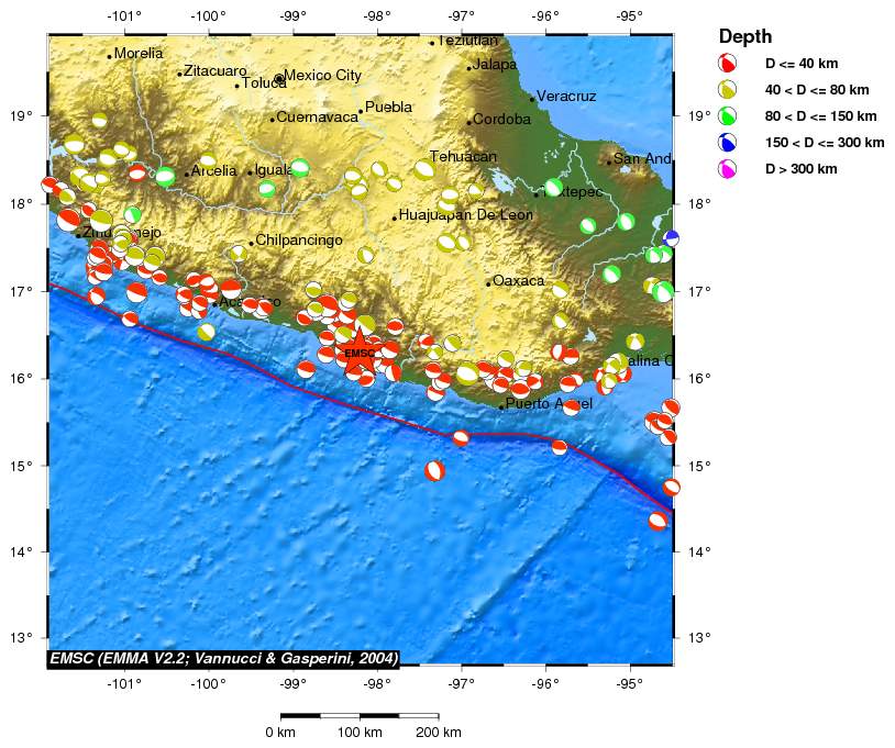 Regional moment Tensor