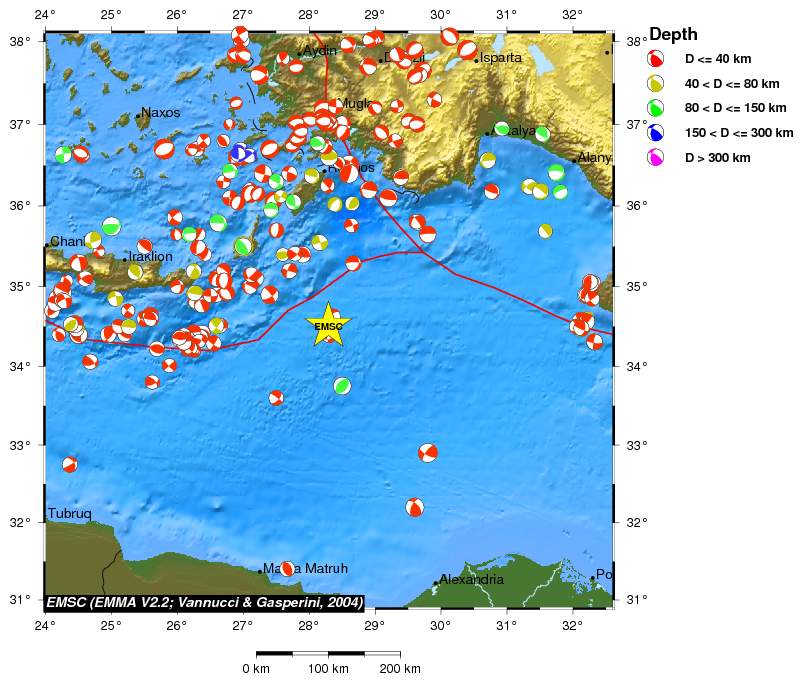 Regional moment Tensor