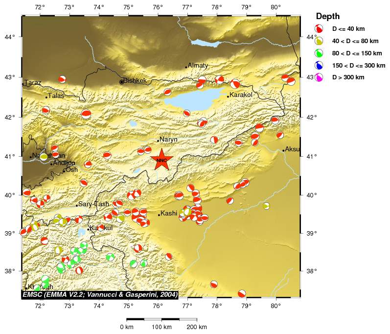 Regional moment Tensor