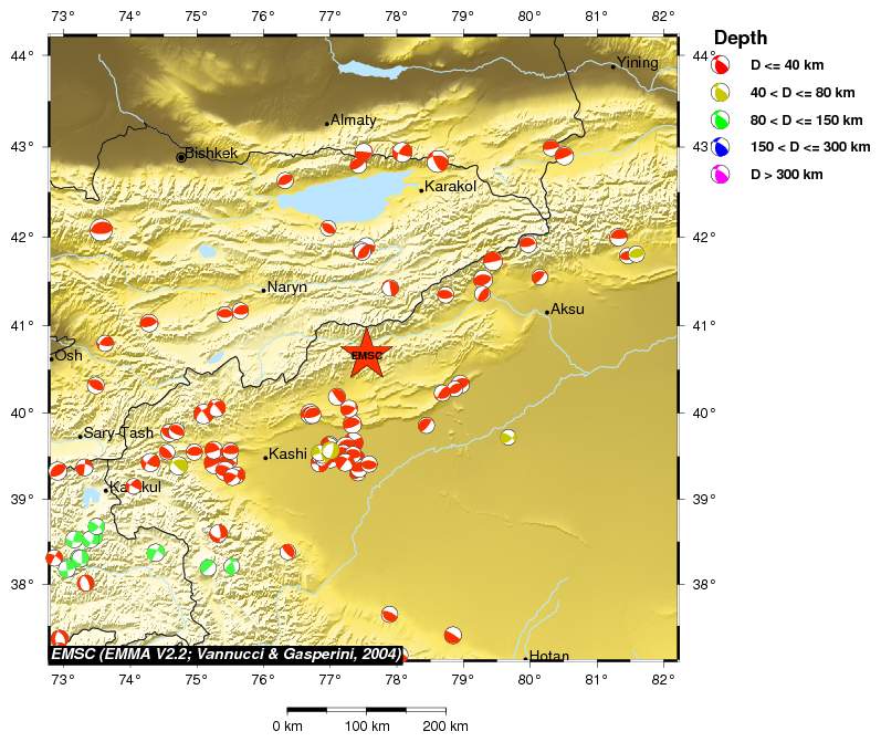 Regional moment Tensor