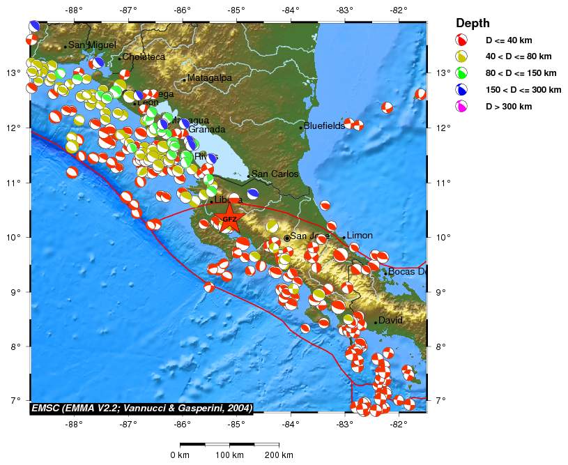 Regional moment Tensor