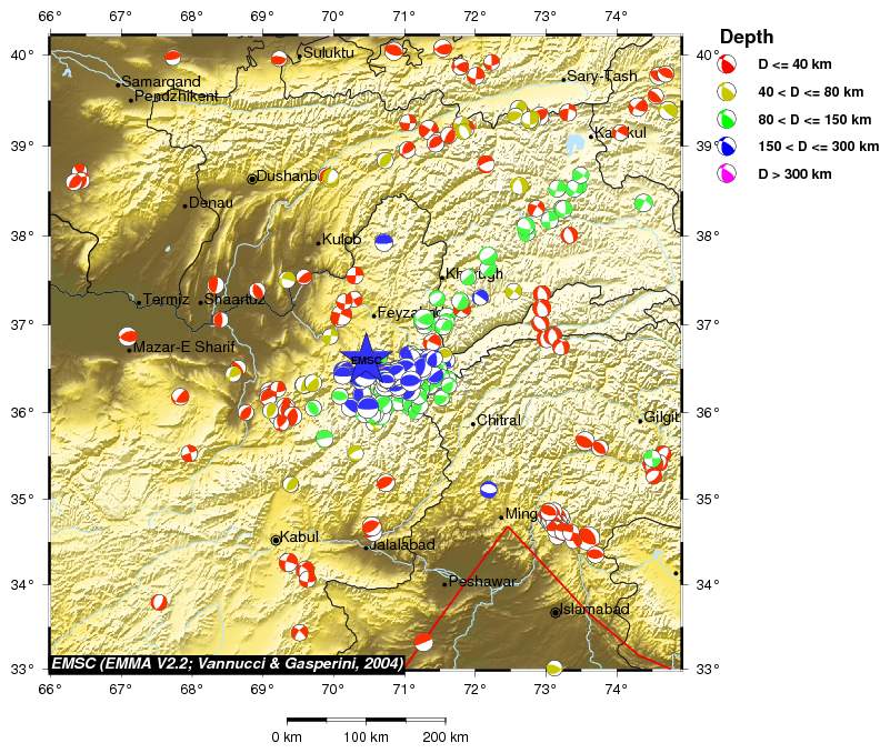 Regional moment Tensor