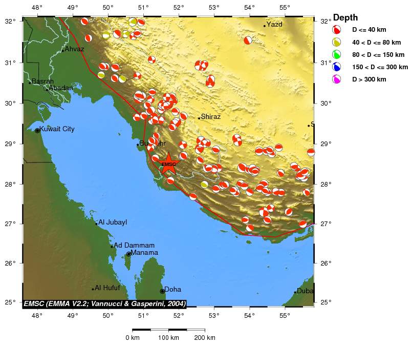 Regional moment Tensor