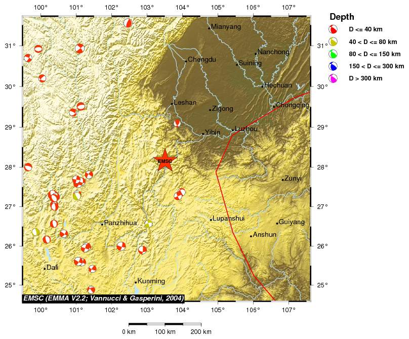 Regional moment Tensor