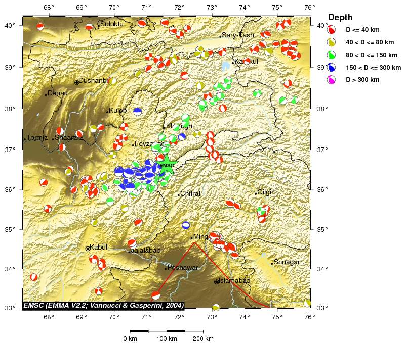 Regional moment Tensor