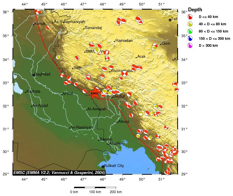 Regional moment Tensor