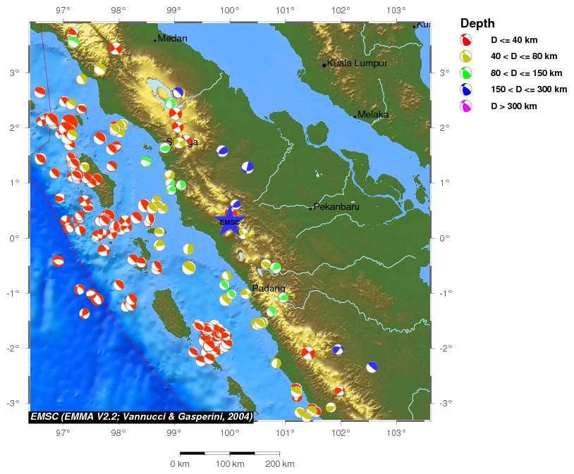 Regional moment Tensor