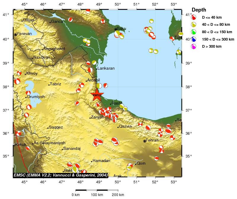 Regional moment Tensor
