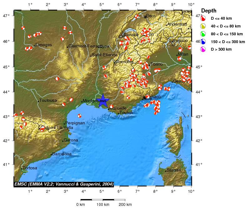 Regional moment Tensor