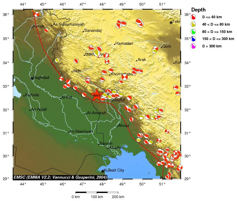 Regional moment Tensor