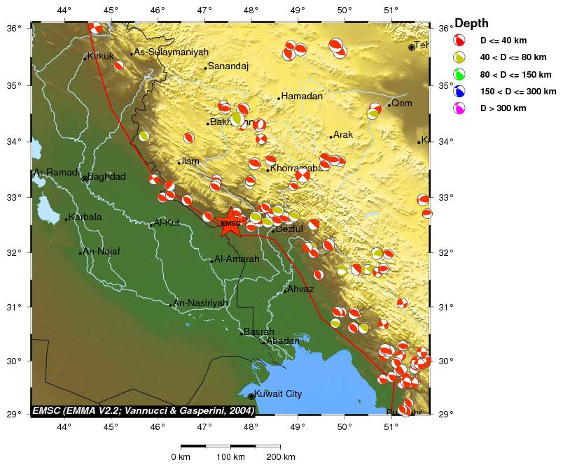 Regional moment Tensor