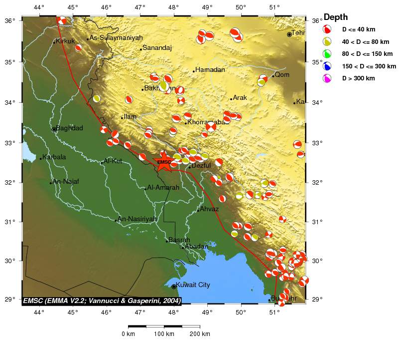 Regional moment Tensor